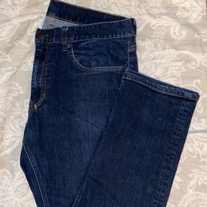 Lightly used dark blue Armani exchange jeans